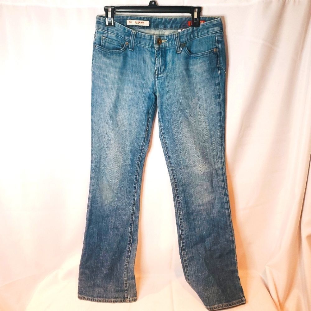 X2 Quality Denim Lowrise Bootcut Jeans Size 6 Regular